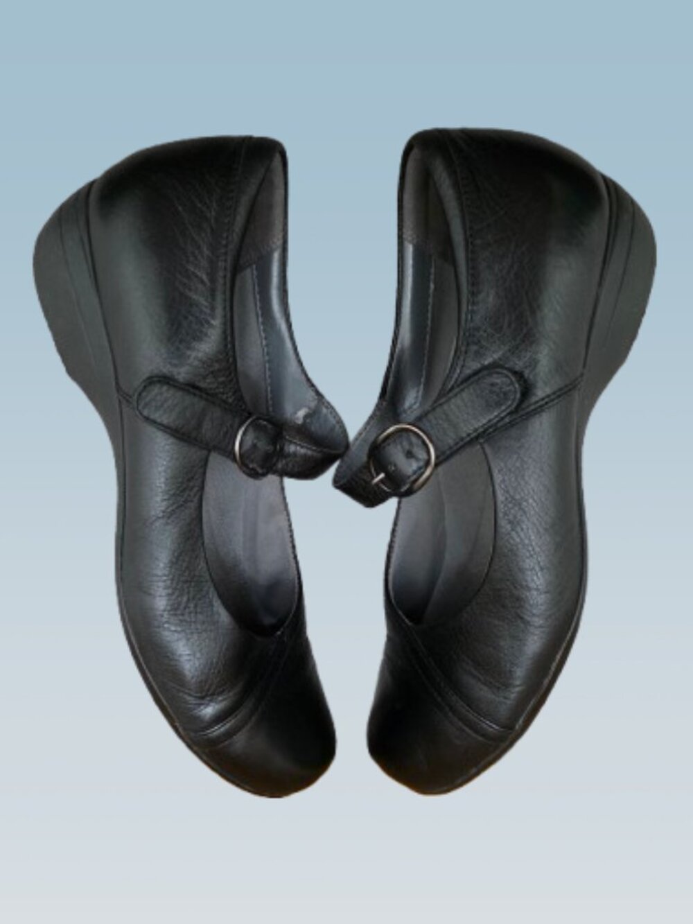 Dansko Fawna Black Milled Nappa Leather Mary Jane Shoes Size 41 (US 10.5-11) - Picture 6 of 10